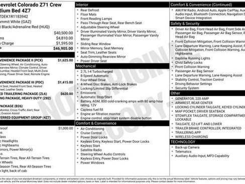 Used 2024 Chevrolet Colorado Z71 w/ Z71 Convenience Package 2 AWD/4WD image 11