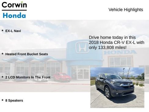Used 2018 Honda CR-V EX-L image 6