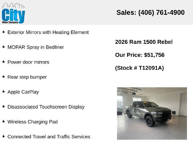 Used 2026 RAM 1500 Rebel w/ Bed Utility Group AWD/4WD image 36