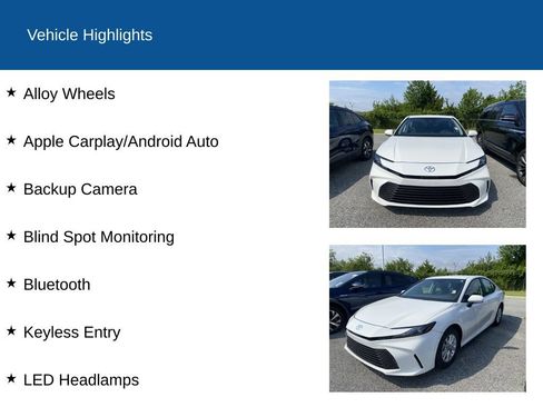 Used 2026 Toyota Camry LE FWD image 2