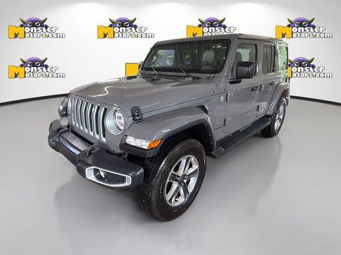 Used 2021 Jeep Wrangler Unlimited Sahara AWD/4WD image 1