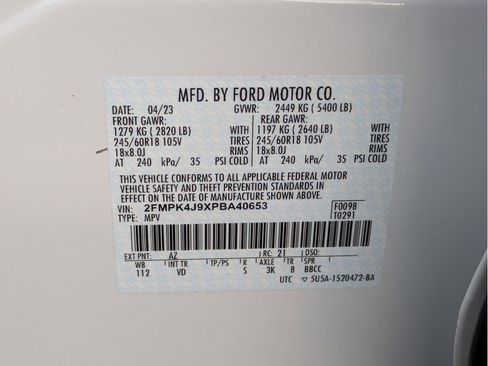 Certified 2023 Ford Edge SEL w/ Convenience Package image 35