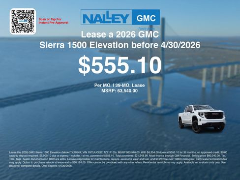 New 2026 GMC Sierra 1500 Elevation w/ X31 Off-Road Package image 3