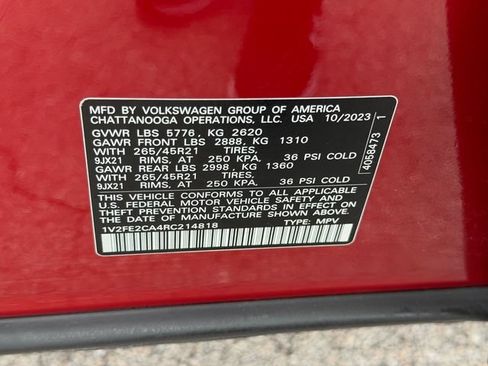 Used 2024 Volkswagen Atlas Cross Sport SEL Premium R-Line AWD/4WD image 21