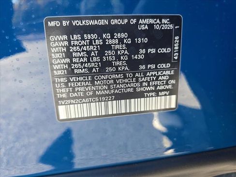 New 2026 Volkswagen Atlas SEL Premium R-Line AWD/4WD image 18