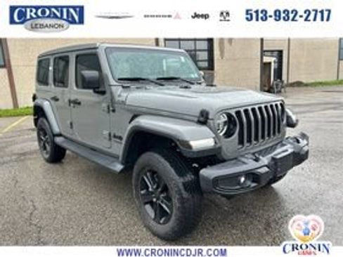 Used 2021 Jeep Wrangler Unlimited Sahara AWD/4WD image 1