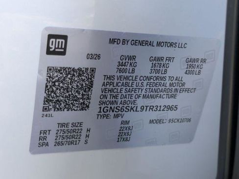 New 2026 Chevrolet Tahoe Premier AWD/4WD image 37