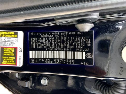 Used 2021 Toyota Camry SE FWD image 36
