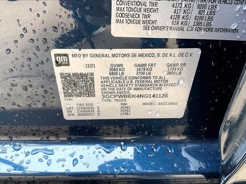 Certified 2022 Chevrolet Silverado 1500 Custom RWD image 34
