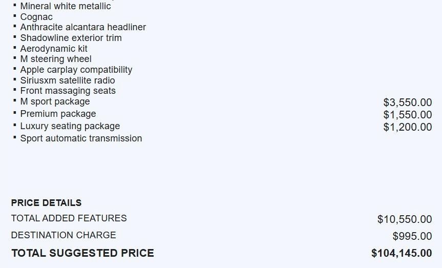 Used 2019 BMW X7 xDrive50i w/ M Sport Package AWD/4WD image 21