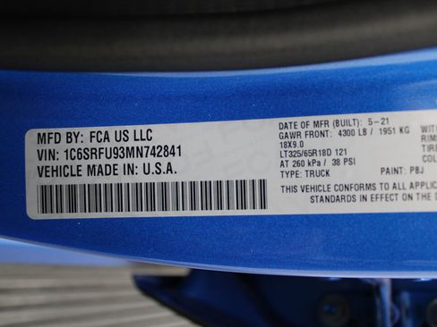 Used 2021 RAM 1500 TRX w/ TRX Level 1 Equipment Group image 47