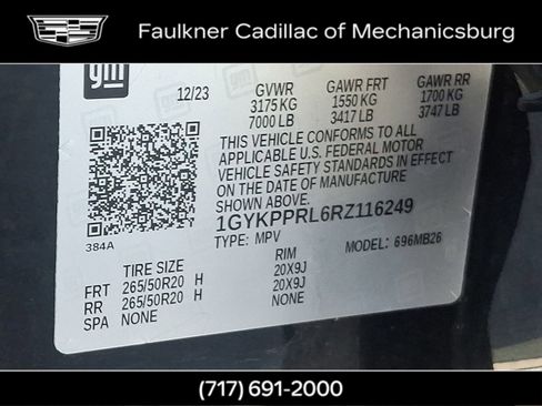 Certified 2024 Cadillac Lyriq Luxury w/ LPO, Floor Liner Package AWD/4WD image 29