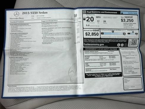 Used 2015 Mercedes-Benz S 550 Sedan image 54