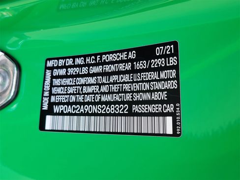 Certified 2022 Porsche 911 GT3 image 36