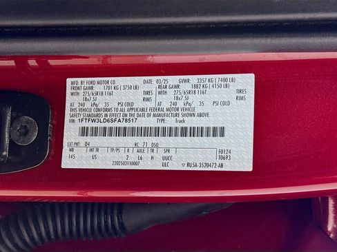 Used 2025 Ford F150 XLT w/ Equipment Group 301A Standard image 29