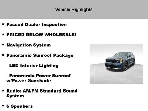 Certified 2025 Kia Sorento S w/ Panoramic Sunroof Package image 19