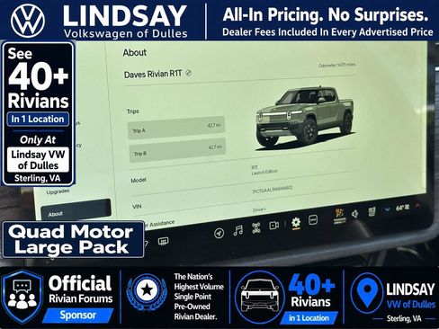Used 2022 Rivian R1T Launch Edition AWD/4WD image 25