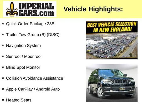 Used 2023 Jeep Grand Cherokee L Limited w/ Trailer Tow Group (B) AWD/4WD image 8