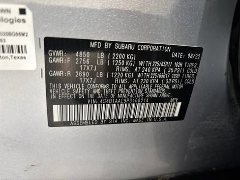 Used 2023 Subaru Outback AWD/4WD image 47