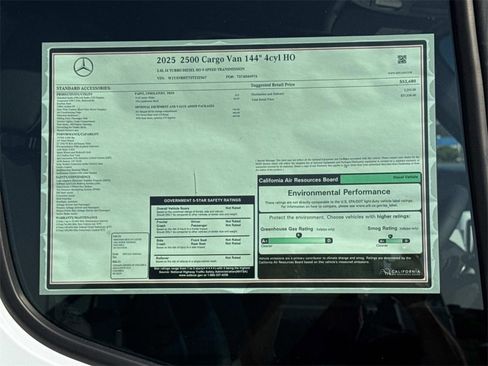 New 2025 Mercedes-Benz Sprinter 2500 image 9