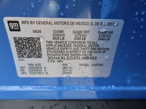 New 2026 Chevrolet Equinox RS w/ Convenience Package III FWD image 33