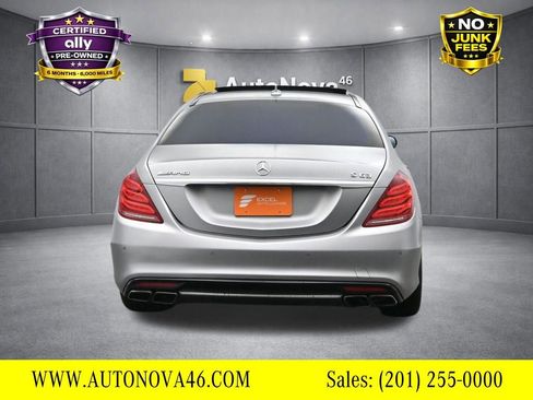 Used 2017 Mercedes-Benz S 63 AMG 4MATIC Sedan w/ Carbon Fiber Exterior Package image 5