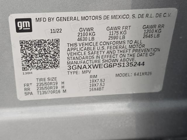 Certified 2023 Chevrolet Equinox RS w/ RS Leather Package AWD/4WD image 10