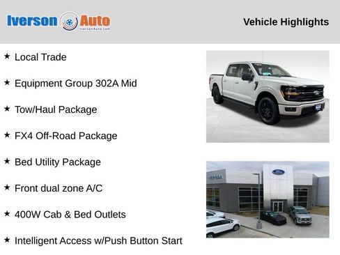 Used 2024 Ford F150 XLT w/ Equipment Group 302A MID AWD/4WD image 2