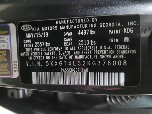 Used 2019 Kia Optima S w/ S Panoramic Sunroof Package image 33