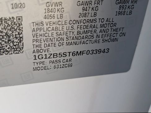 Used 2021 Chevrolet Malibu LS FWD image 28