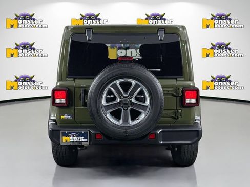 Used 2021 Jeep Wrangler Unlimited Sahara w/ Uconnect 4C Nav & Sound Group AWD/4WD image 6