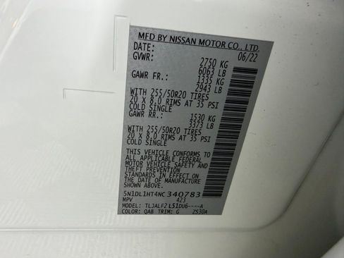 Used 2022 INFINITI QX60 Autograph w/ Cargo Package FWD image 37