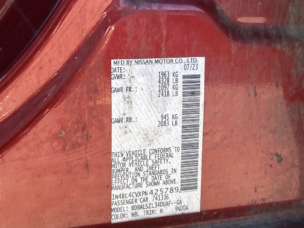 Certified 2023 Nissan Altima 2.5 SR w/ SR Premium Package FWD image 10