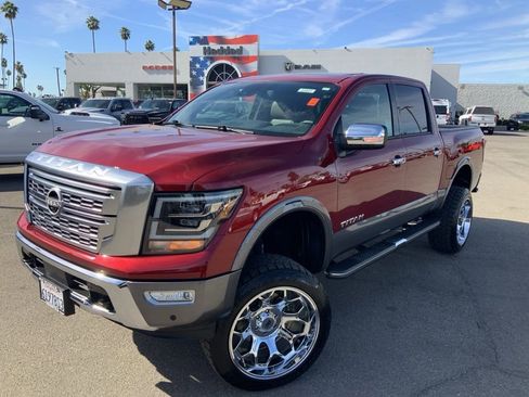 Used 2023 Nissan Titan Platinum Reserve w/ Moonroof Package AWD/4WD image 1