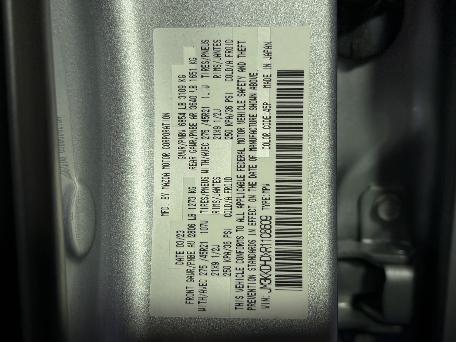 Used 2024 MAZDA CX-90 3.3 Turbo w/ Premium Package AWD/4WD image 36