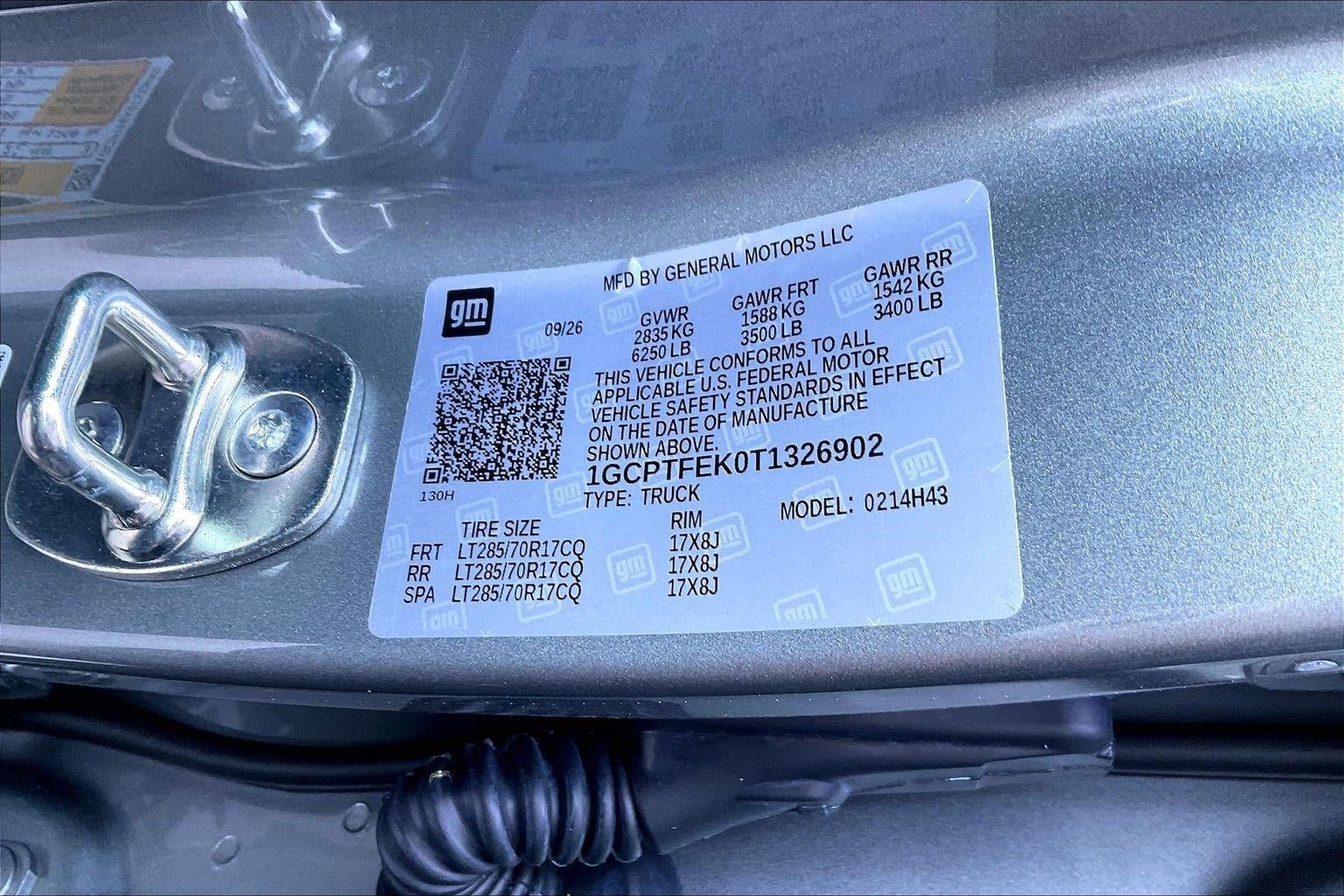 New 2026 Chevrolet Colorado ZR2 w/ Technology Package AWD/4WD image 14