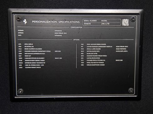 Certified 2024 Ferrari 296 GTB RWD image 36