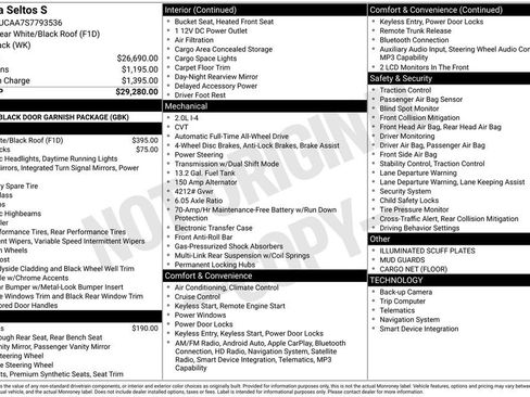Used 2025 Kia Seltos S image 2