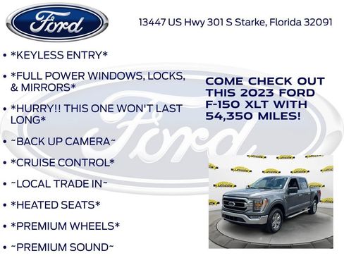 Certified 2023 Ford F150 XLT w/ Equipment Group 302A High AWD/4WD image 12