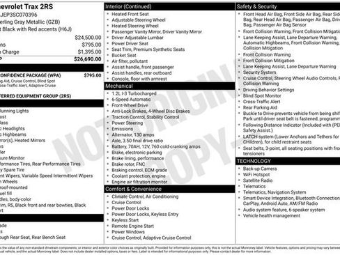 Used 2025 Chevrolet Trax RS w/ Driver Confidence Package FWD image 2