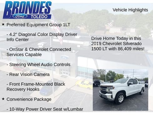 Used 2019 Chevrolet Silverado 1500 LT w/ All-Star Edition AWD/4WD image 21