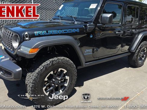 Used 2024 Jeep Wrangler Unlimited Rubicon 4xe w/ Safety Group AWD/4WD image 1