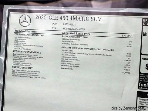 New 2025 Mercedes-Benz GLE 450 4MATIC image 29