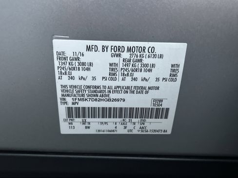 Used 2017 Ford Explorer XLT w/ Equipment Group 202A image 36