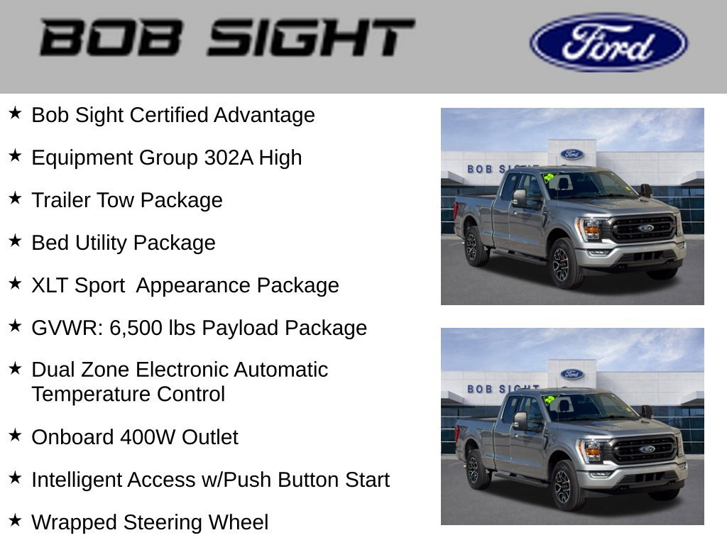 Used 2023 Ford F150 XLT w/ Equipment Group 302A High AWD/4WD image 3