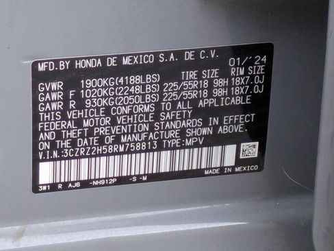 Certified 2024 Honda HR-V Sport image 31