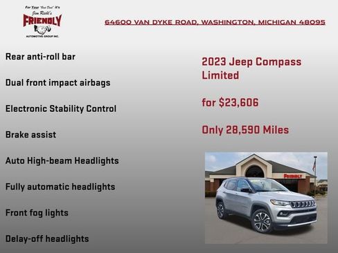 Used 2023 Jeep Compass Limited image 20