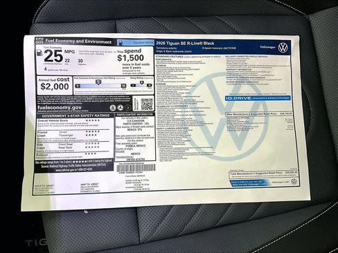 New 2026 Volkswagen Tiguan SE R-Line image 35