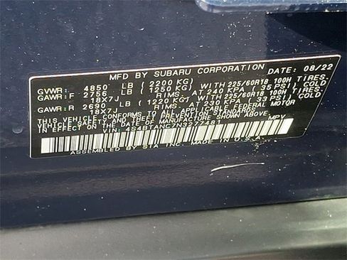 Certified 2022 Subaru Outback Limited image 24