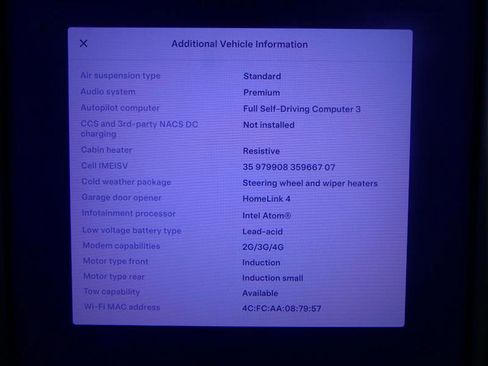Used 2017 Tesla Model X 100D AWD/4WD image 11